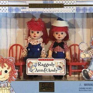 Barbie Raggedy Ann & Andy Tommy and Kelly Collector's Edition Vintage 1999